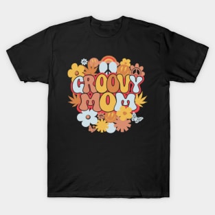 Groovy Mom Shirt, Retro Hippie Mom T-Shirt